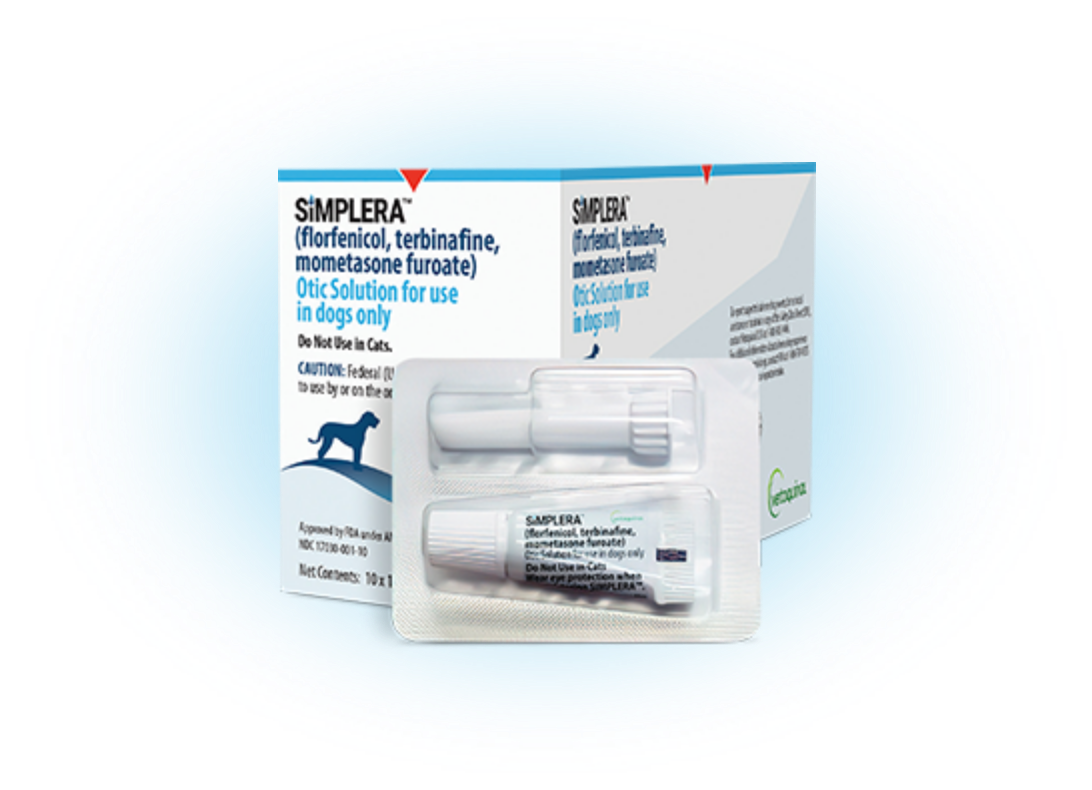 simplera package with blue background